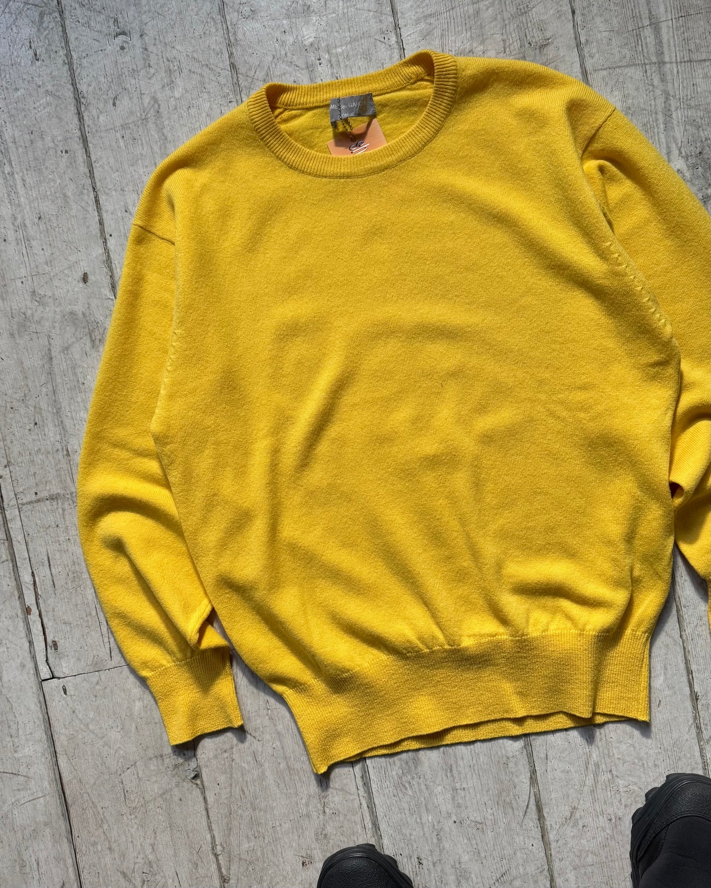 1990 Yellow Light Knit Jumper  (M~L)