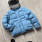 Sport Baby Blue Internal Backpack / Carry Strap Puffer Jacket (L~XL)