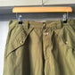 Early 2000s Khaki Green Flap Pocket Shorts (34)