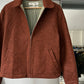 90s Washed Red Textured Work Jacket (M)