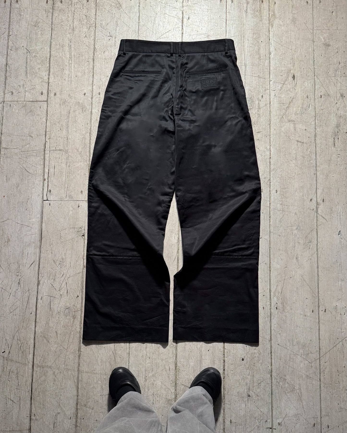 2023 Panelled Black Wide Fit Pant's  (31-34)