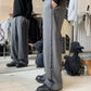 2003 Side Stripe Grey Virgin Wool / Cotton Blend Pants  (30~31)