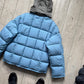 Sport Baby Blue Internal Backpack / Carry Strap Puffer Jacket (L~XL)