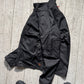 2000s  Custom Nano Sphere Textured Fabric Panelled Sleeve Pocket  Jacket (~M~)