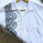 Mesh Printed Paisley Shirt (~M~)