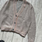 Scale Texture Blush / Grey Knit Jumper / Cardigan  (~S~)