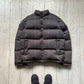 Grey Brown / Mocha Micro Plaid Puffer Jacket (M & L)