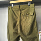 Early 2000s Khaki Green Flap Pocket Shorts (34)