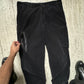 Black Corduroy Cargo Pocket Pants  (32~34)