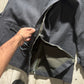 1999 Grey Loro Piana Storm System Wool Side Zip Parka Jacket (~L~)