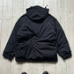 Early 2000s Black Padded Down Jacket / Parka (~XL~ )