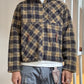 Plaid Fleece Zip Up Jacket (~S~)