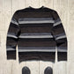 Autumn 2012 Greyscale 3- D Stripe  Knit Sweater / Jumper (S~M)