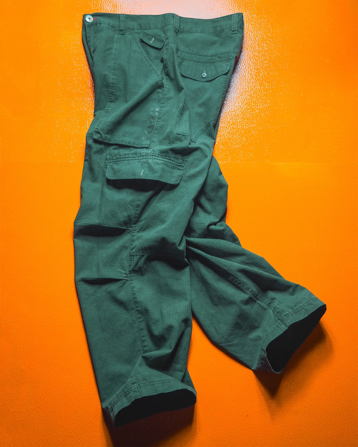 Tonal Grid  Camo Dual Print Cargo Pants (~34~)