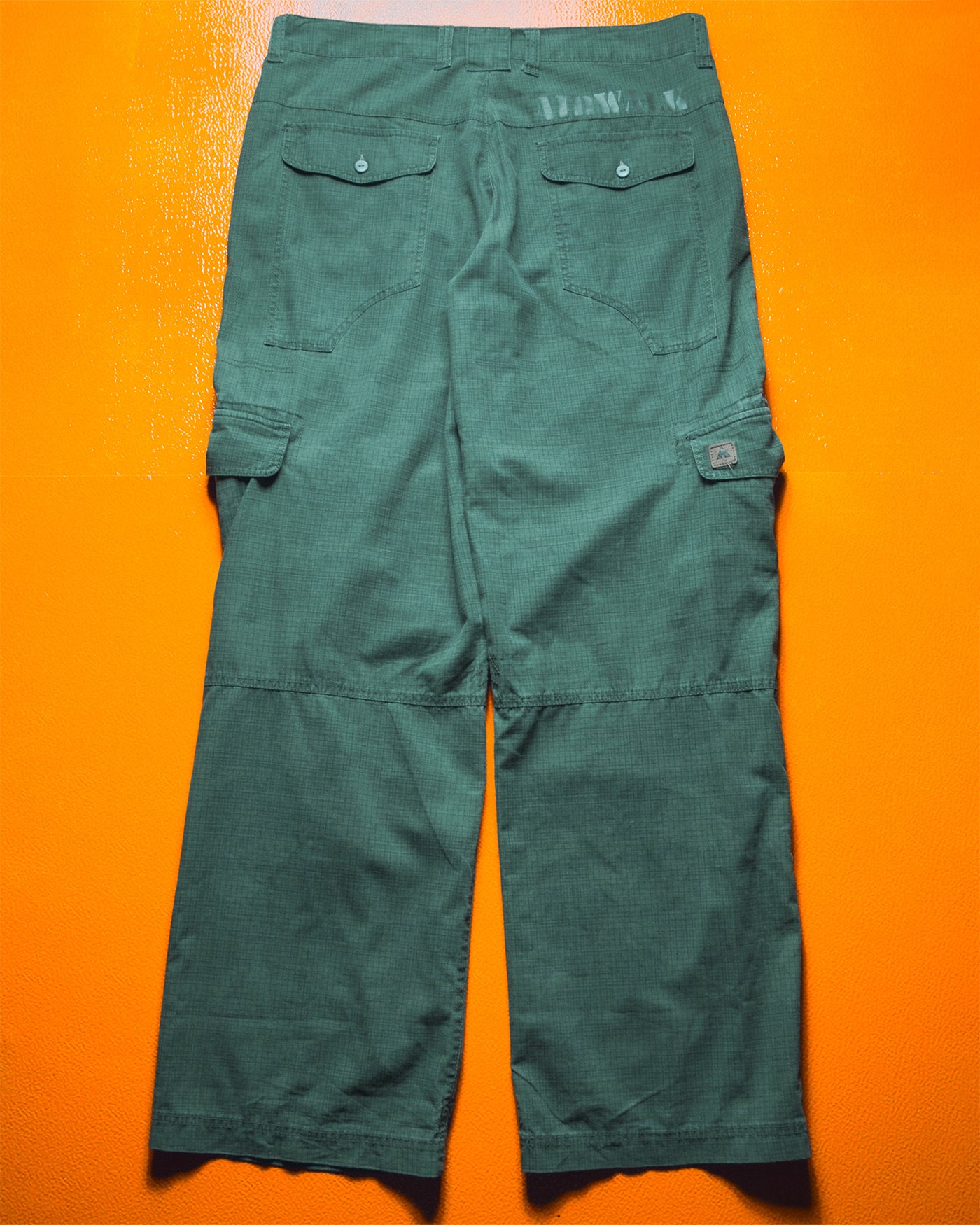 Tonal Grid  Camo Dual Print Cargo Pants (~34~)