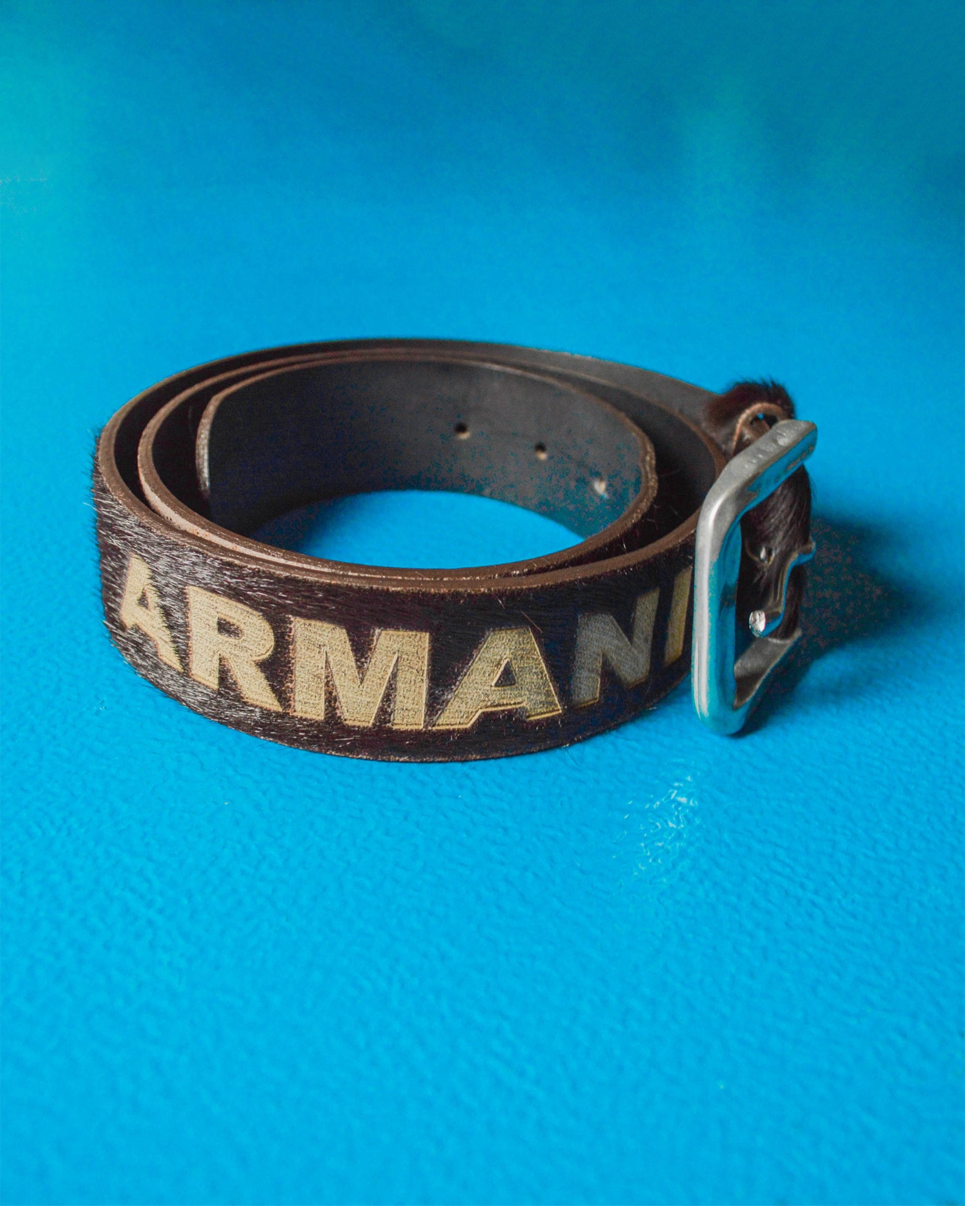 Armani jeans leather belt hotsell