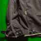 90s Brown Contrast Trim Gusseted Short Work Coat / Jacket (L~XL)