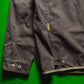 90s Brown Contrast Trim Gusseted Short Work Coat / Jacket (L~XL)