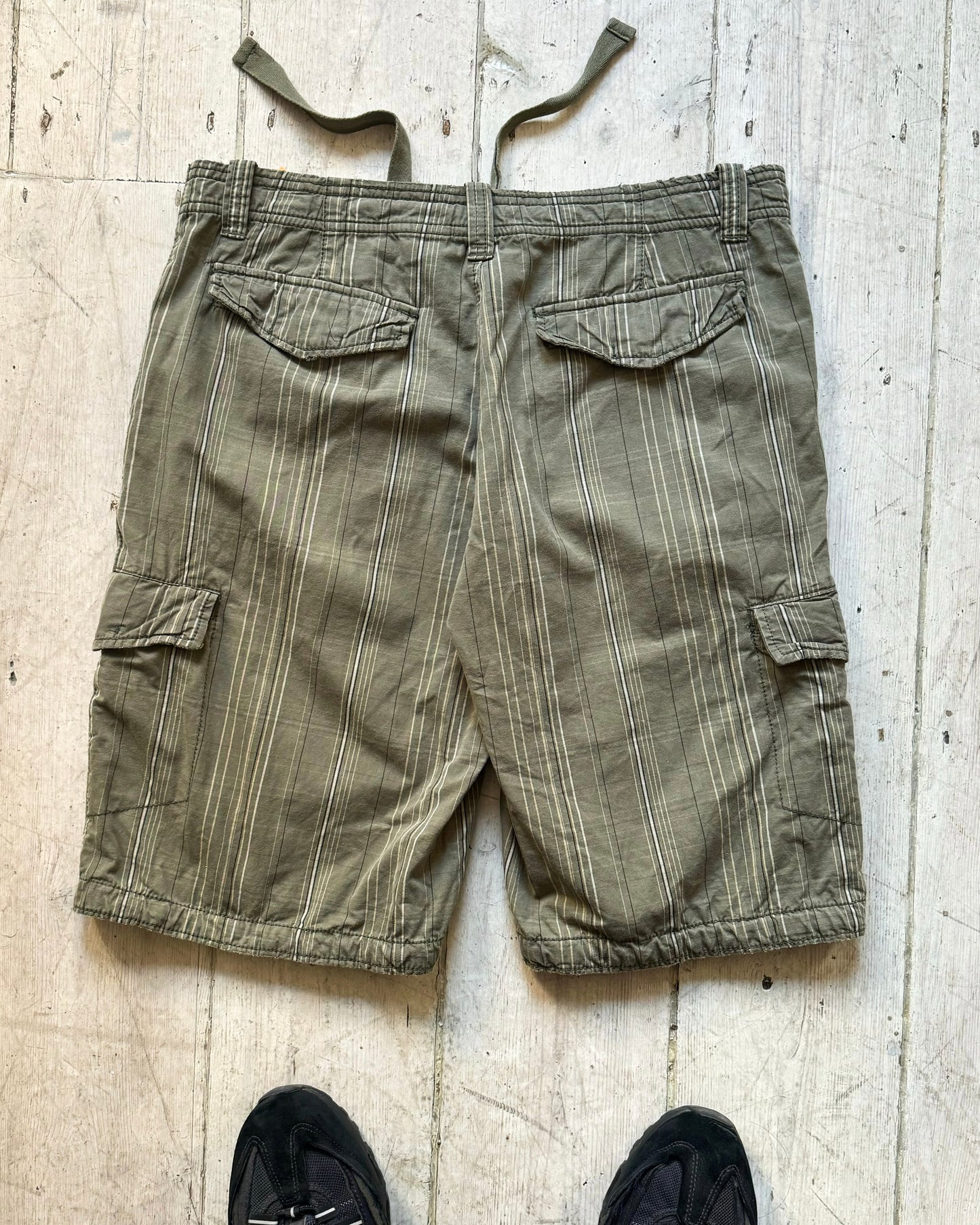 Khaki Plaid / Check Shorts (32~33)