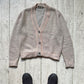 Scale Texture Blush / Grey Knit Jumper / Cardigan  (~S~)