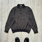 80s Pattern Elbow Panel Knit  Jumper  (M~L)