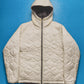 Reversible Onion Quilted Military Liner Style Black / Cream Jacket (M)