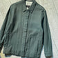 1996 Muted Grey Green  Hidden Placket Jacket (~L~)