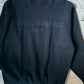 80s Black Tonal Logo Sleeve Piping Jumper (~M~)