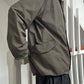 Early 2000s Olive Green Cargo Multi Pocket Coach Jacket (~L~)