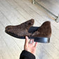 Brown Faux Fur Low Boots (JP28 / UK9)