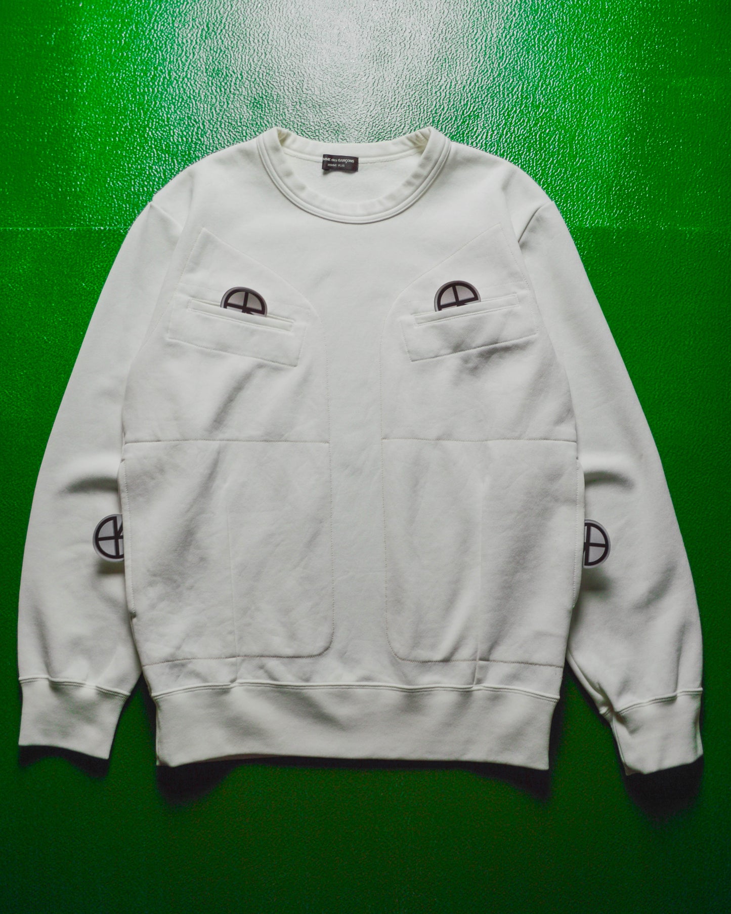 SS04 "Simple Utility" Pocket Panelled Crewneck Jumper (S~M)