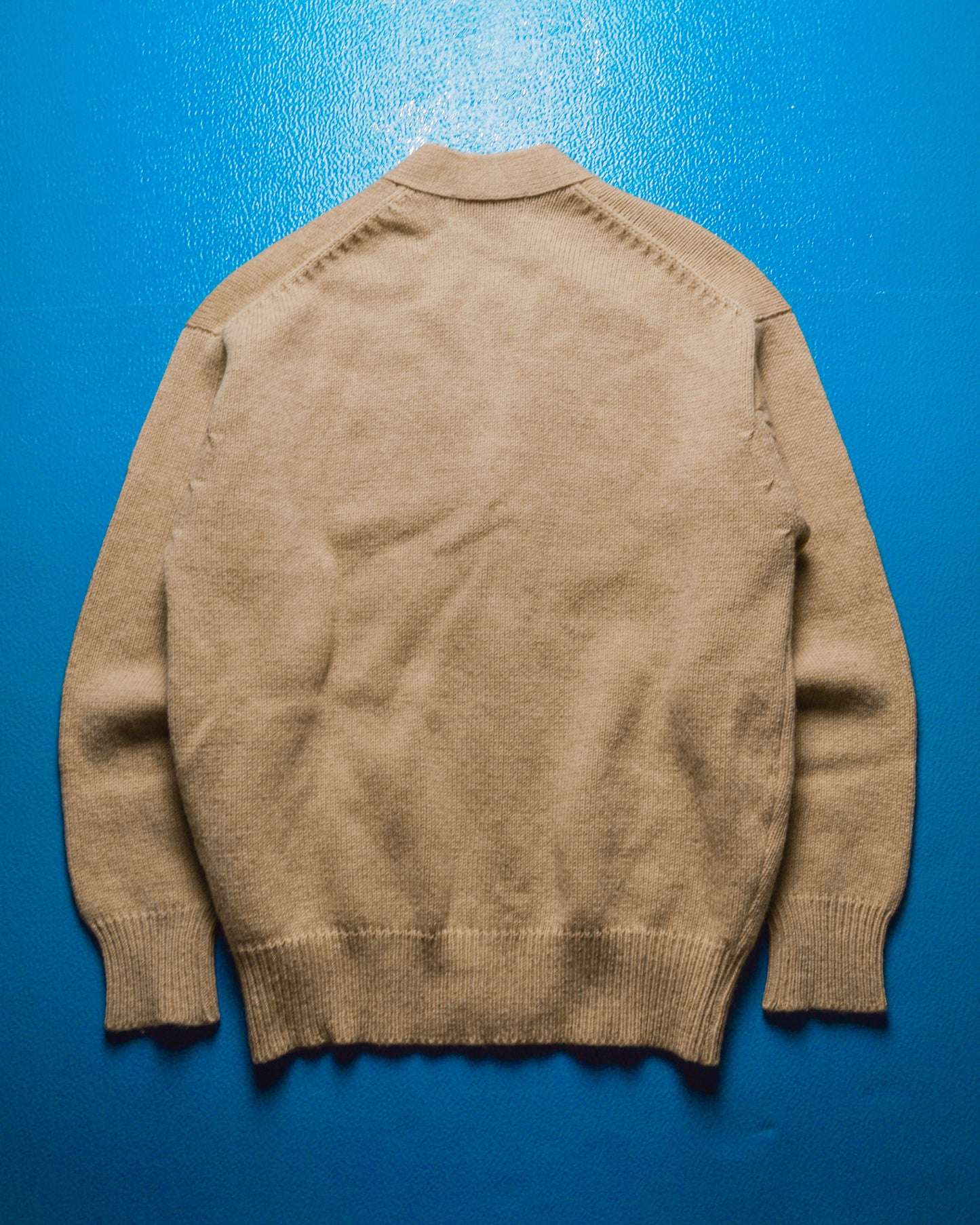 1989 Beige Minimal Boxy Knit Cardigan (~M~)