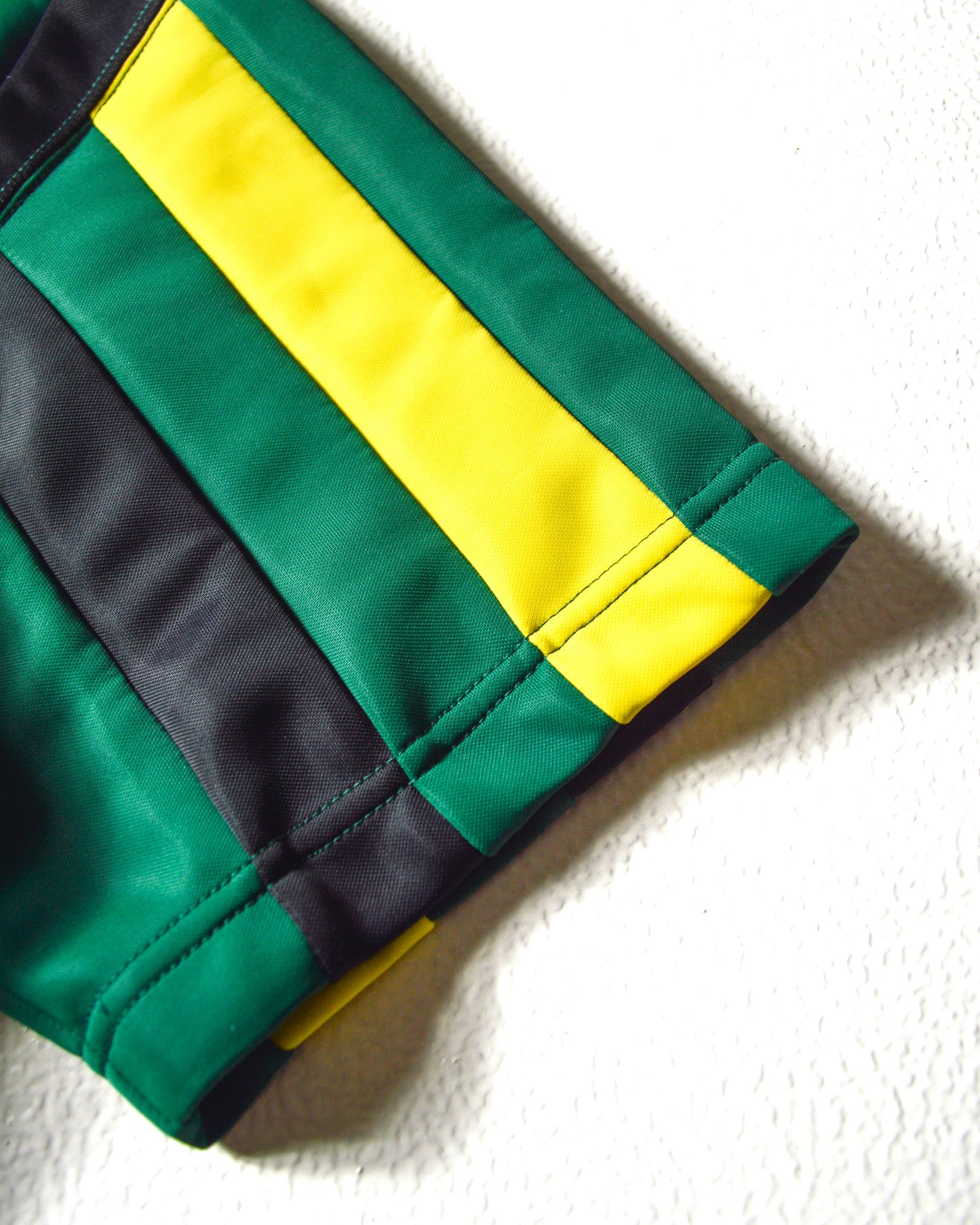 2000 Panelled Green Yellow Black Jersey (~S~)