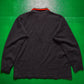 1996 Contrast Collar End Wool Longsleeve Polo (~S~)