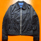 2008 Contrast Stitch Black Blue Work Jacket (M)