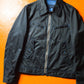 2008 Contrast Stitch Black Blue Work Jacket (M)