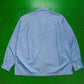 Cold Tones / Blue 2000 Panelled Strip Front Open Collar Shirt  (M~L)