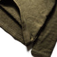 Olive Heavy Weight Silver Contrast Stitch Jumper (M~L)