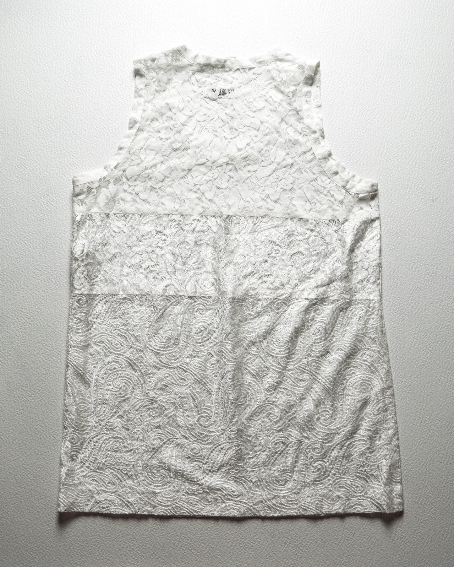 1992 Panelled Lace Tank Top / Vest