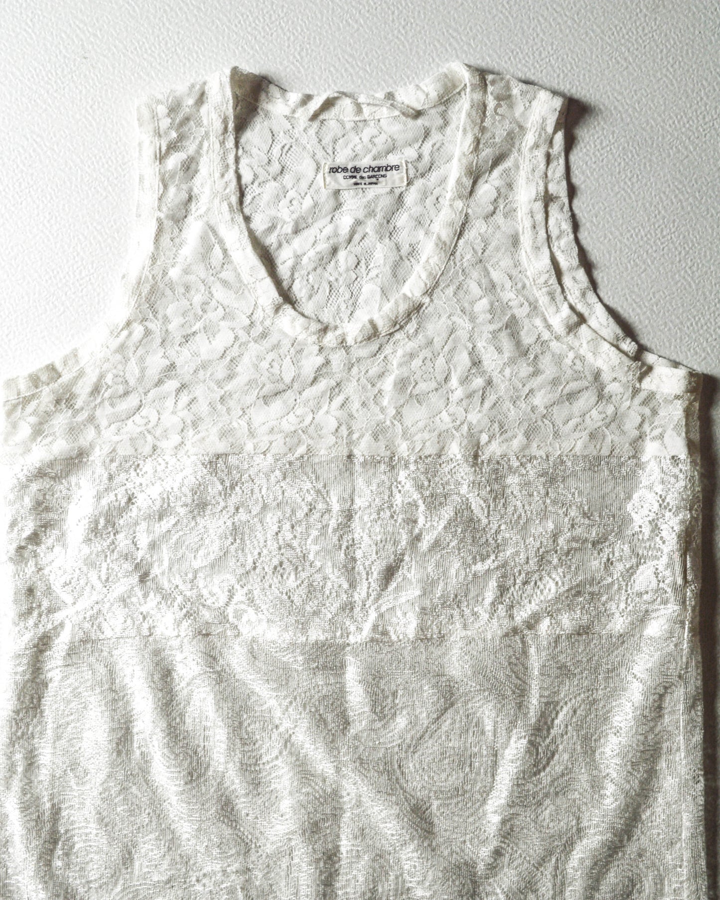 1992 Panelled Lace Tank Top / Vest
