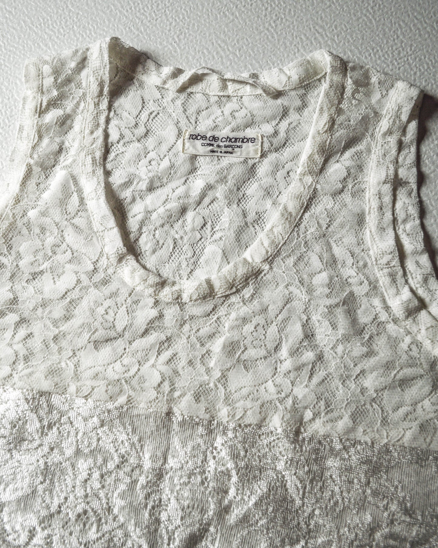 1992 Panelled Lace Tank Top / Vest