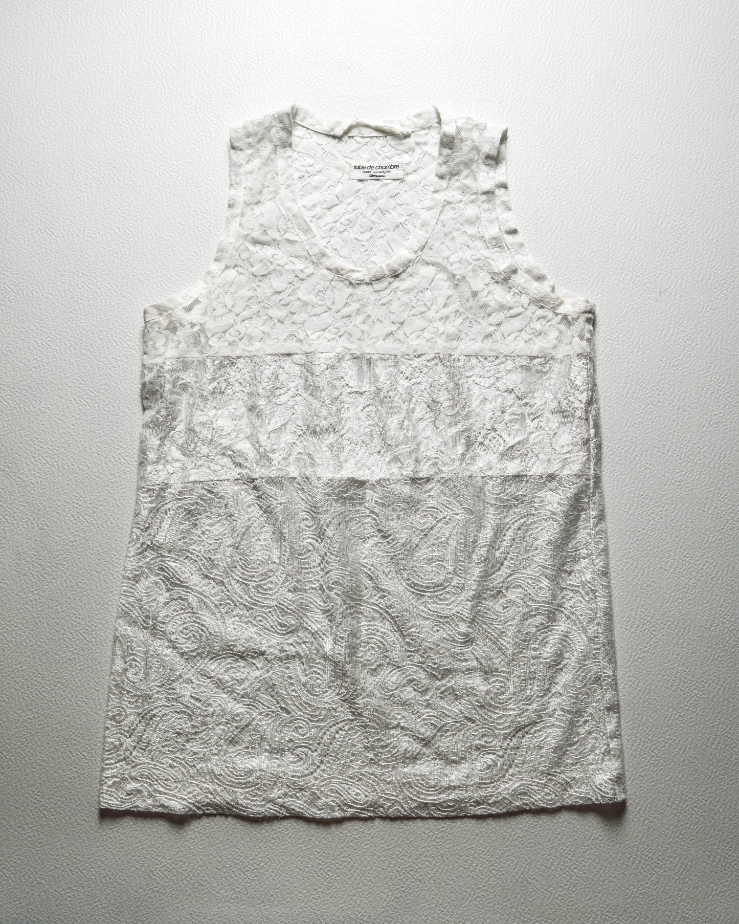 1992 Panelled Lace Tank Top / Vest