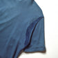 Blue Two Tone Velour Panel Jersey Polo (~M~)