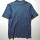 Blue Two Tone Velour Panel Jersey Polo (~M~)