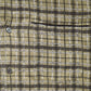 90s Woven Textured Brown Plaid Open Collar Shirt (~M~)