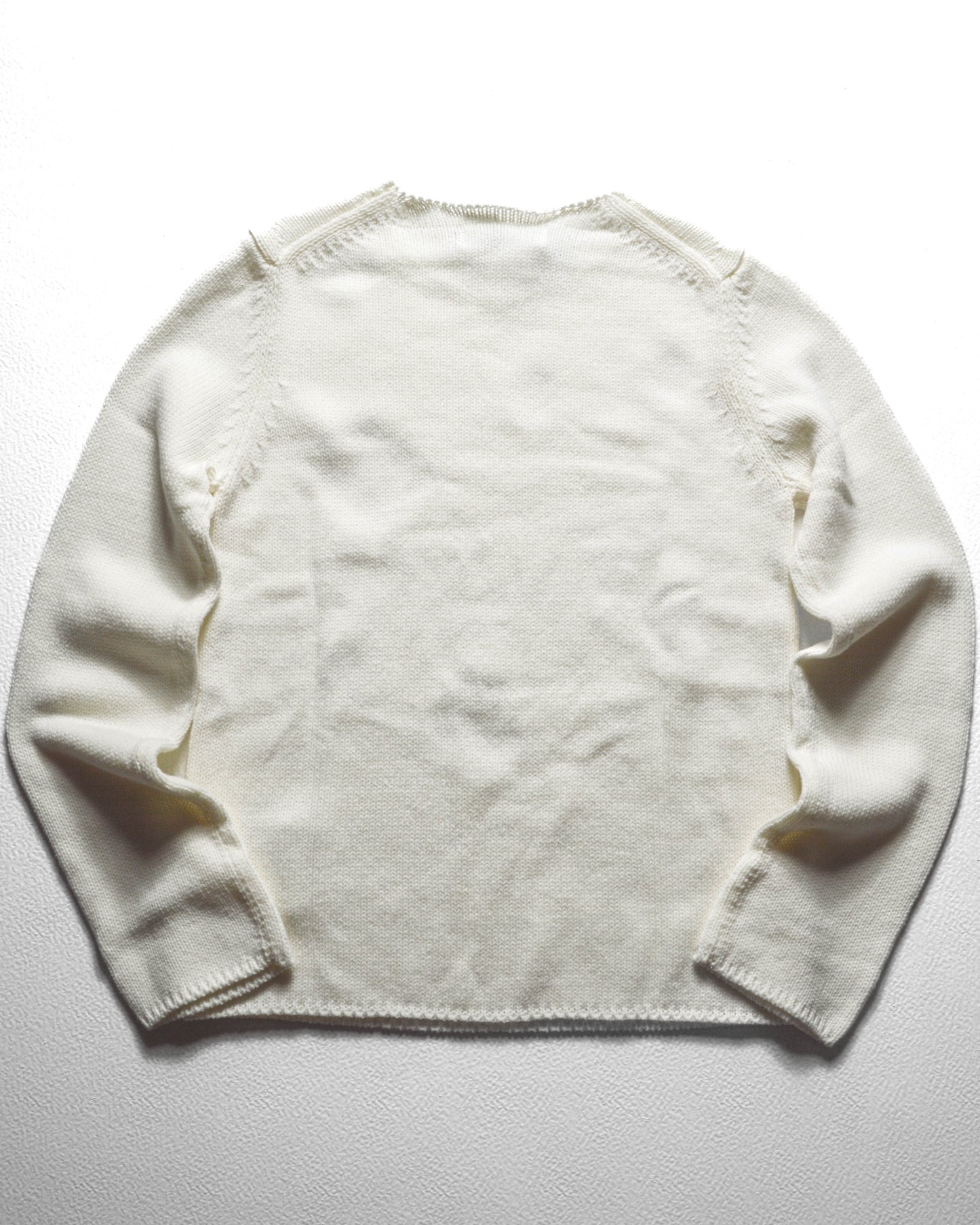 SS15 Cream / Off-white Holes Knit Jumper (XS~S)