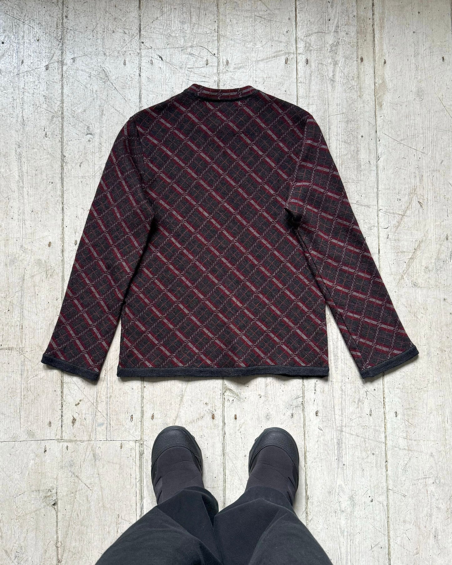 AW 1997 Argyle Pattern Knit Jumper  (~S~)