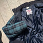 90s Harris Tweed Wool Plaid Puffer Jacket (OS)