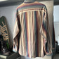 90s Multitone Striped Longsleeve Woven Shirt  (~XL~)