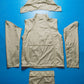 Modular / Convertible Mesh Lined Beige Asymmetrical Light Anorak (S~M)